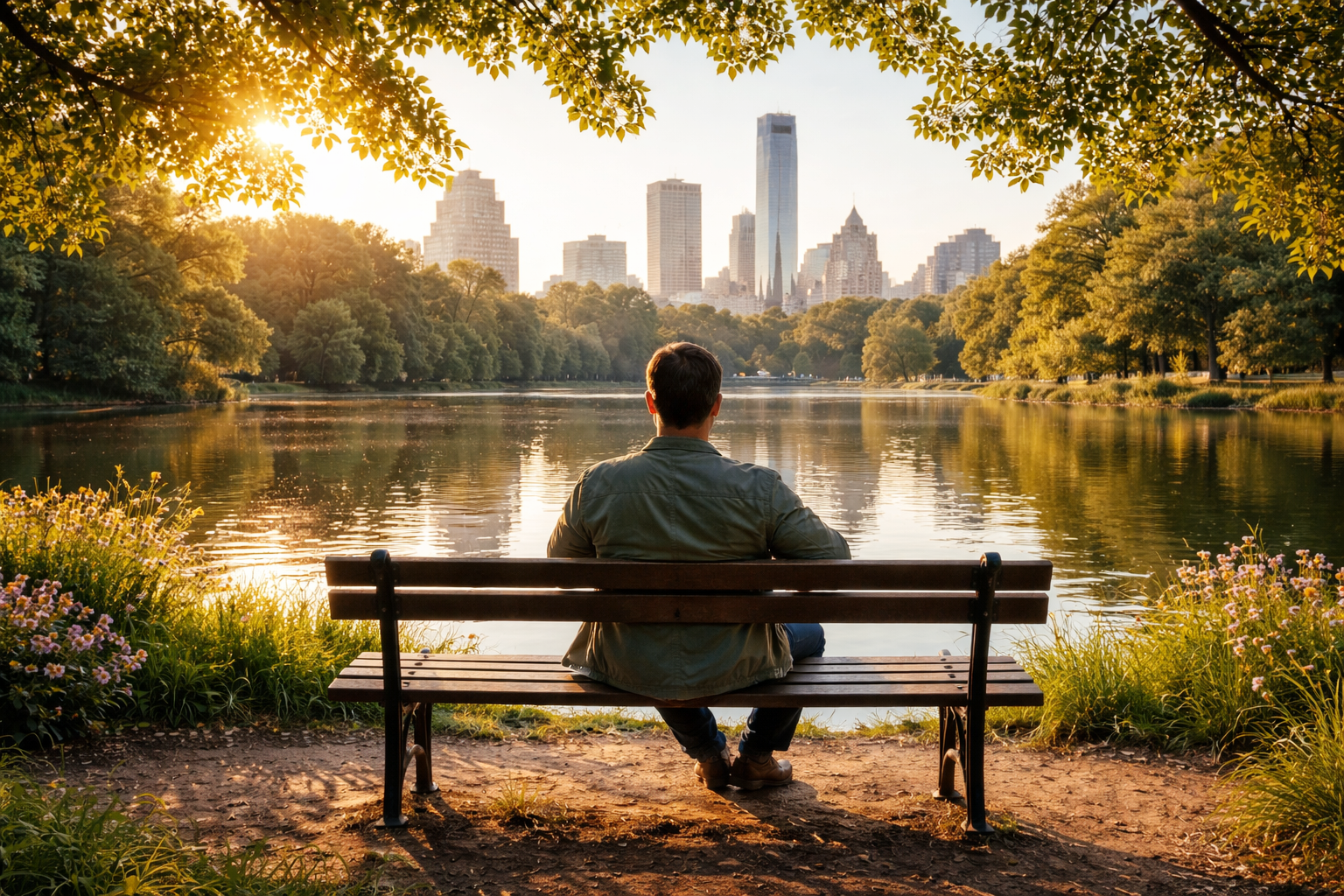 Poem about solitude in a city.