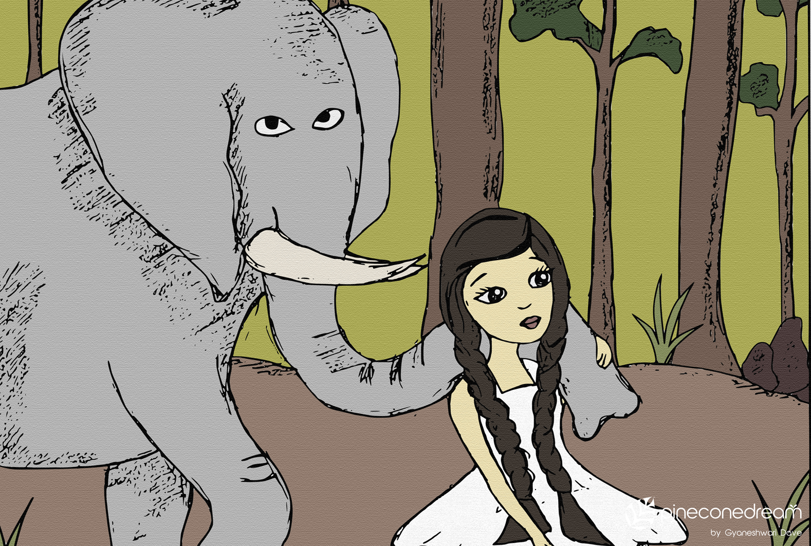 For the Elephant Killed in Kerala, India – A Poem & an Illustration