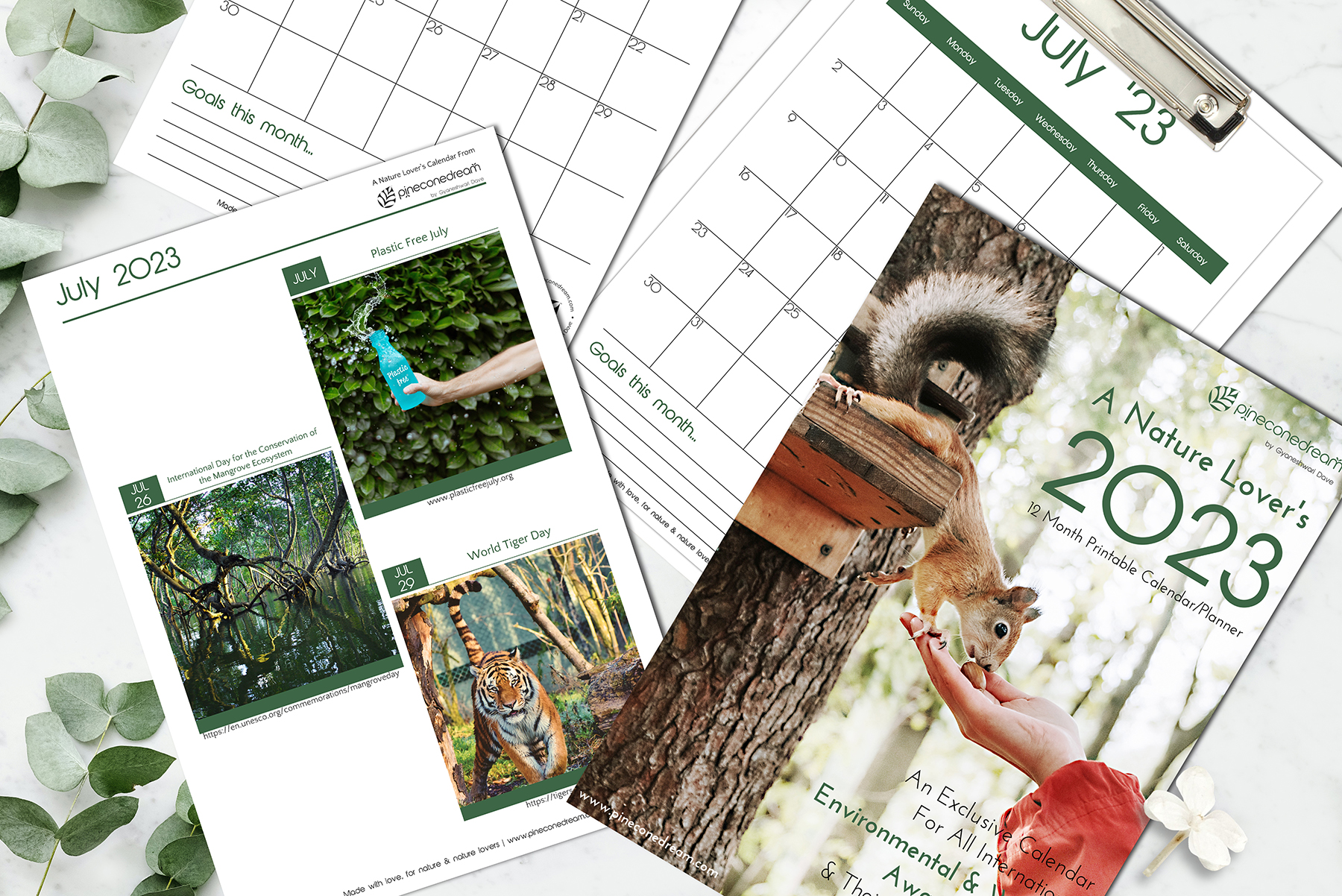 An Exclusive Year 2023 Conservation Calendar for Nature Lovers – With All Wildlife & Environmental Awareness Days Celebrated Internationally