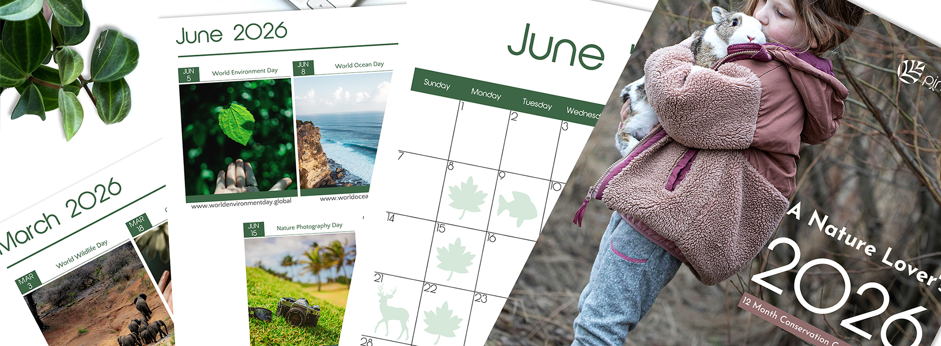 Free 2026 Printable Environmental & Wildlife Awareness Calendar & Planner (With All International Observance Dates)